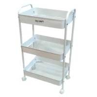 Carro organizador móvil Blanco Ibicraft