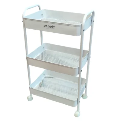 Carro organizador móvil Blanco Ibicraft