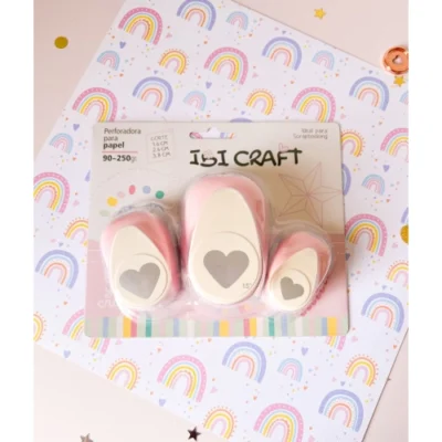 Perforadora Set Corazones x3