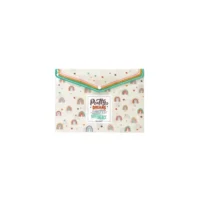 SOBRE PLASTICO C/BOTON A4 \"PRETTY DREAMS\"
