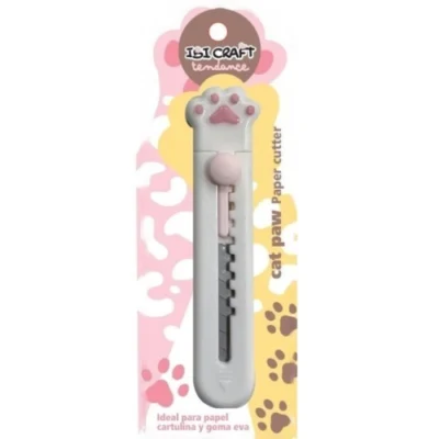 CUTTER MINI RETRACTIL \"PATITA DE GATO\"