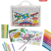 Valija con rompecabezas para colorear