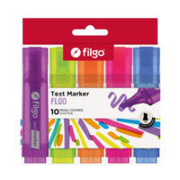 Resaltadores Fluo x10 Filgo