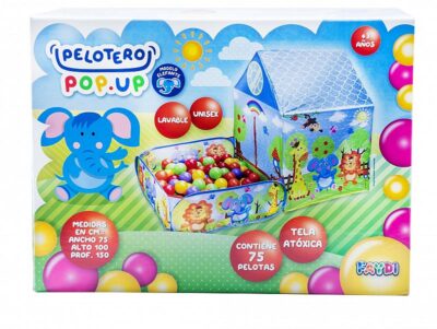Pelotero Pop Up con pelotas