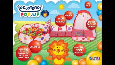 Pelotero Pop Up con pelotas