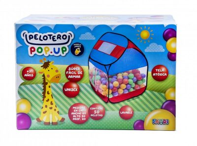 Pelotero casita con pelotas