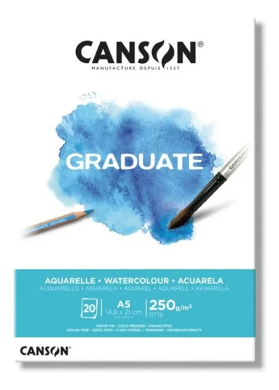 Block Canson acuarelable A4