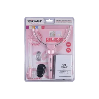CORTANTE DE TELGOPOR 2 EN 1 IBICRAFT ROSA
