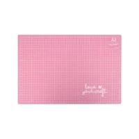 BASE DE GOMA PARA CORTE 45x30cm A3 ROSA