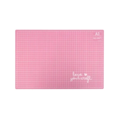 BASE DE GOMA PARA CORTE 45x30cm A3 ROSA