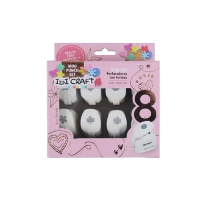PERFORADORA ARTISTICA 10 mm 3-8\" SET x 8 DISEÑOS