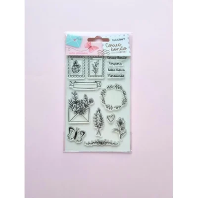 SELLO SILICONADO CRISTAL 4X6\" CORREO BONITO