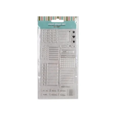 SELLO SILICONADO CRISTAL 4X7\" PLANNERS