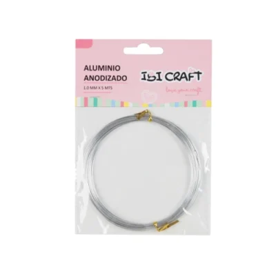 Alambre de aluminio metalizado 1mmx5mts