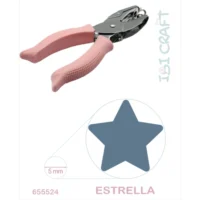 PERFORADORA PINZA ESTRELLA 5 MM