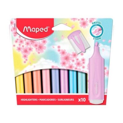 Resaltadores pastel maped x10