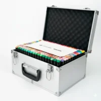Valija 280 marcadores doble punta Skycolor