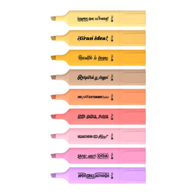 Resaltadores chatos estuche x18 Filgo